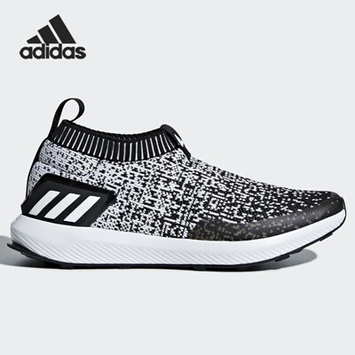 Adidas/阿迪达斯正品大童套入式休闲运动缓震跑步鞋童鞋 AH2595