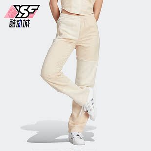 女子时尚 Adidas 阿迪达斯正品 三叶草新款 IC5340 休闲运动长裤