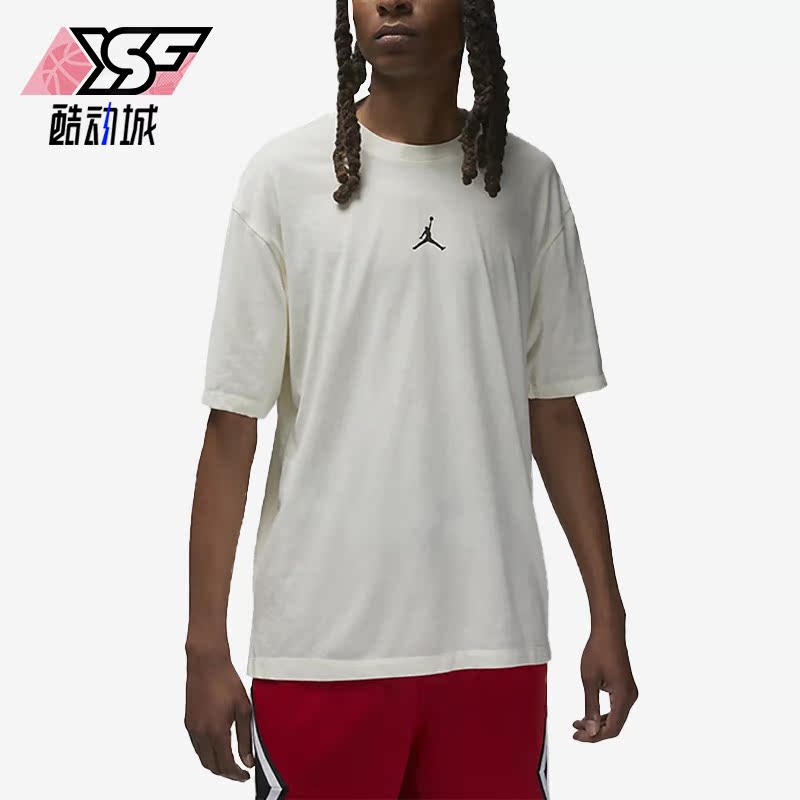 Nike/耐克正品Air Jordan夏季男子宽松透气短袖T恤DH8922-110