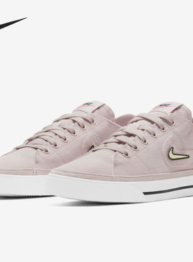 Nike/耐克正品2021春季新款双勾休闲鞋樱花粉运动鞋 DD2058-600