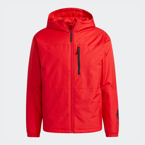 阿迪达斯男子连帽棉服