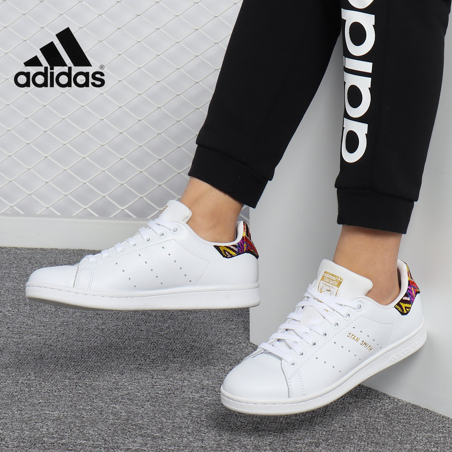 Adidas/阿迪达斯正品 STAN SMITH W 女子休闲运动经典鞋CQ2814