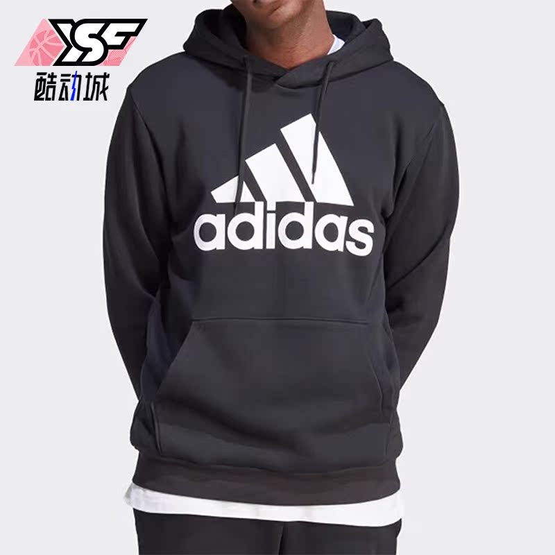 Adidas/阿迪达斯正品秋冬新款男子连帽加绒保暖卫衣IB4024