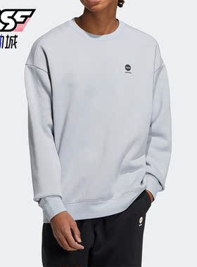 Adidas/阿迪达斯正品2022冬季neo男子运动圆领套头卫衣HY9655