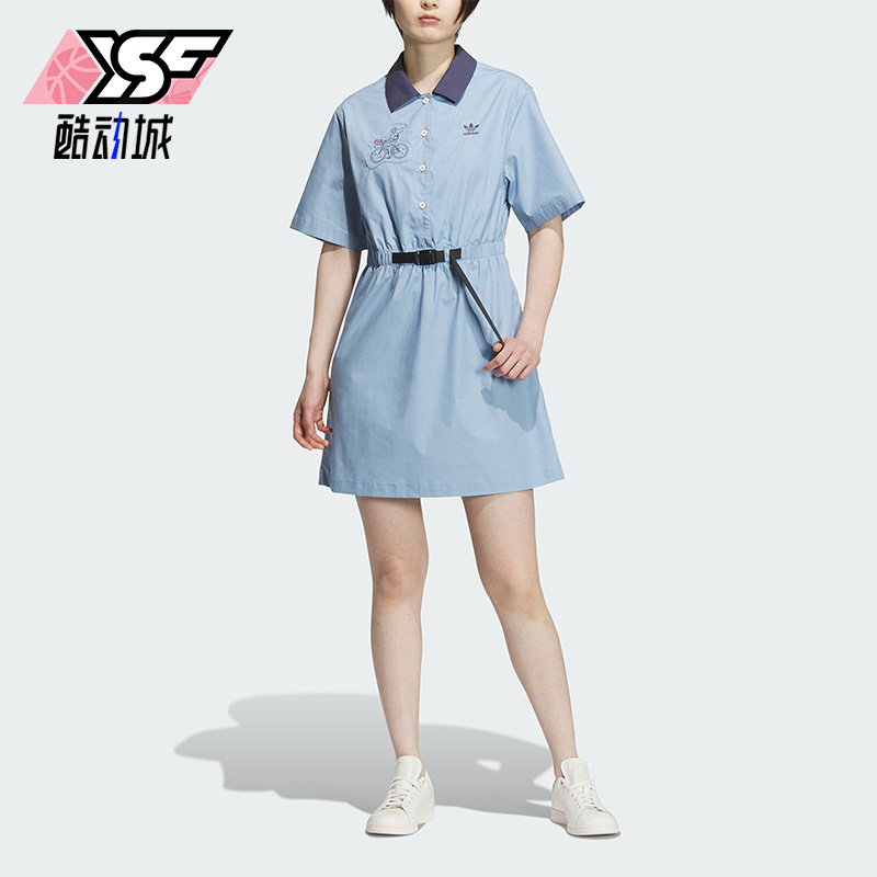 Adidas/阿迪达斯正品三叶草Yu Nagaba女子运动连衣裙IS0626