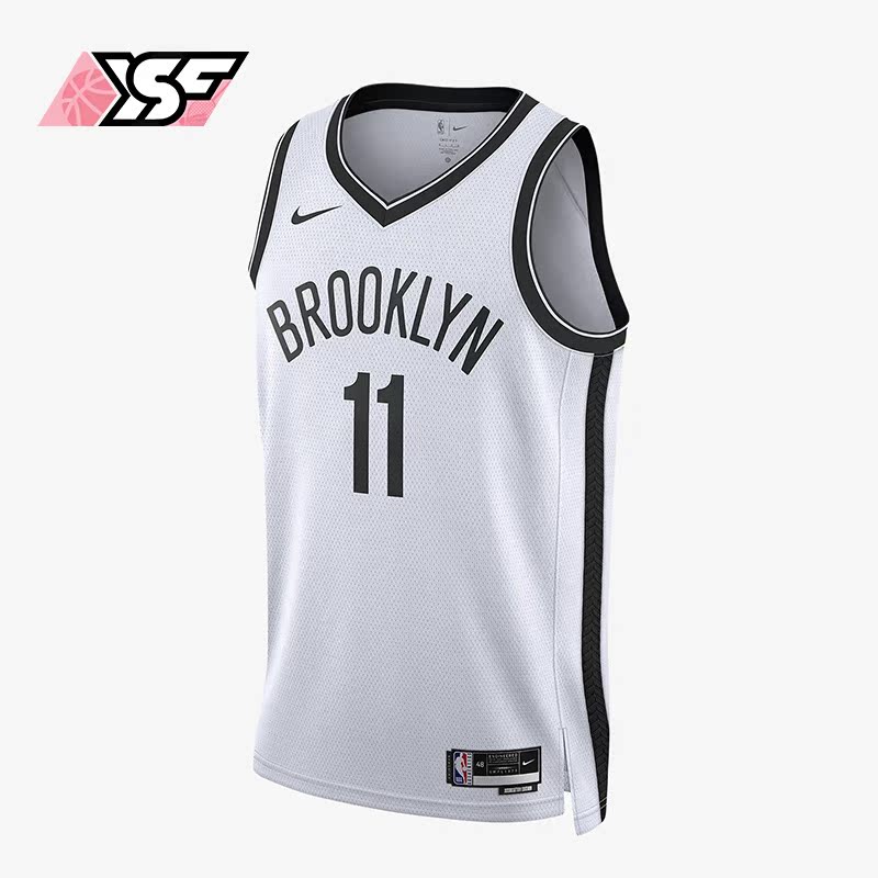 Nike/耐克正品布鲁克林篮网队男运动休闲舒适透气球衣DN2069-100