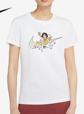Nike/耐克正品Lab Collection独角兽女子运动短袖CW6758-100