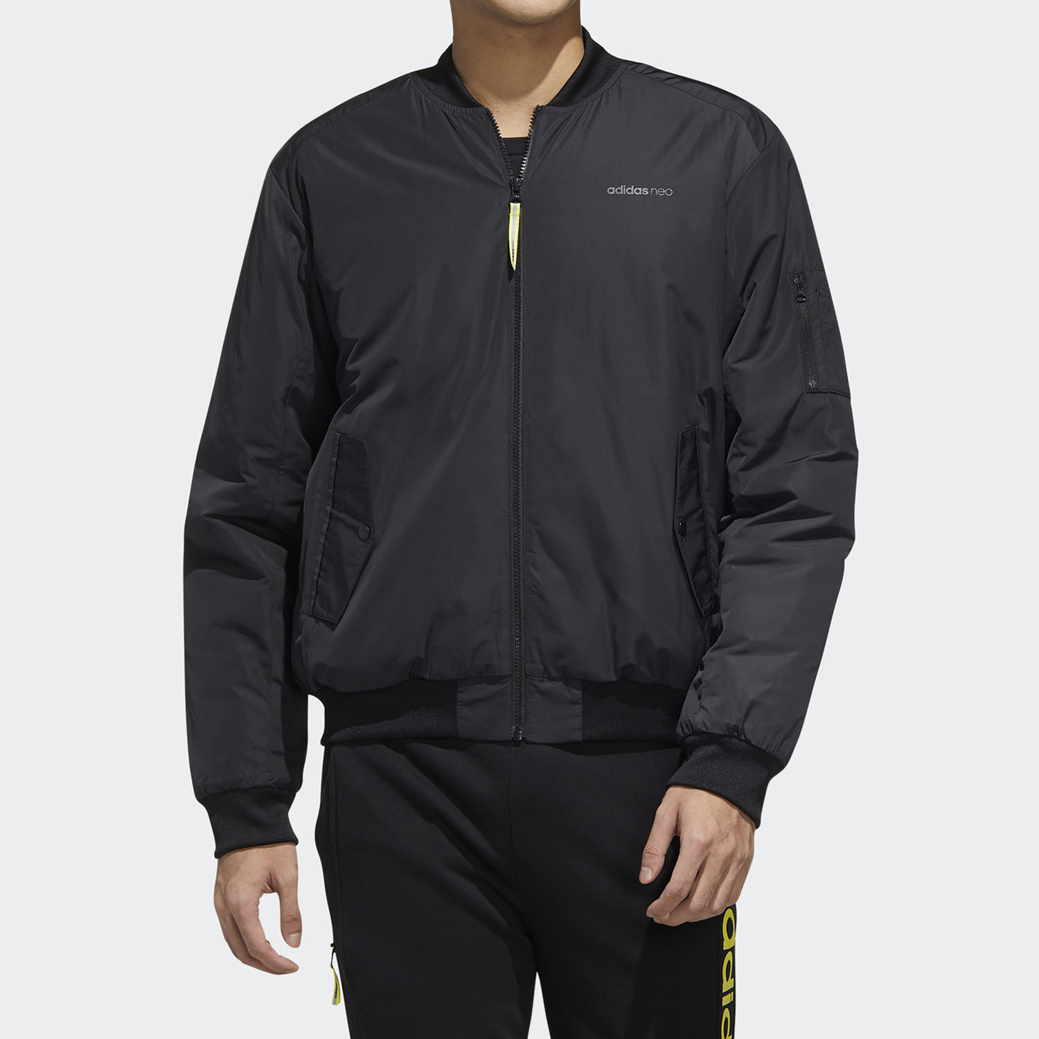Adidas/阿迪达斯正品2020年春秋新款男子拉链运动棉服外套FP7386