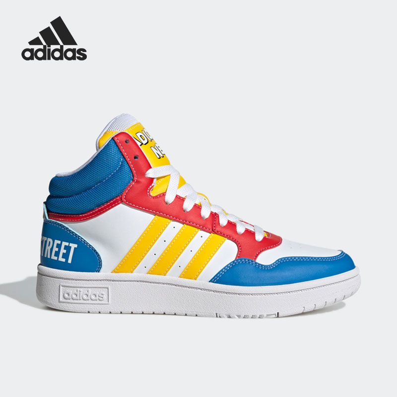 Adidas/阿迪达斯正品neo HOOPS 3.0芝麻街男女休闲鞋GX6108