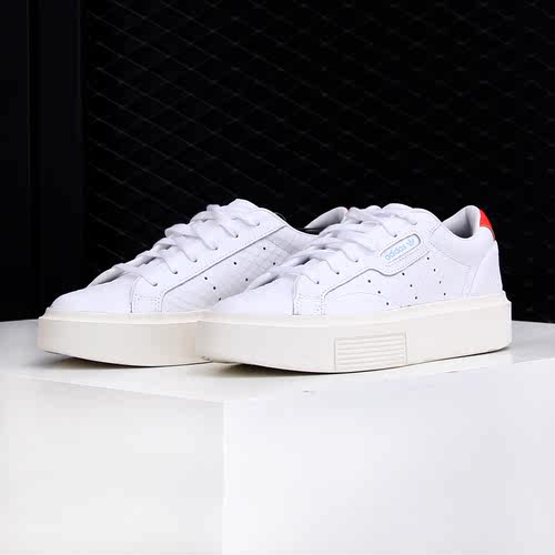 Adidas/阿迪达斯正品三叶草 SLEEK SUPER W女子经典休闲鞋EF1897