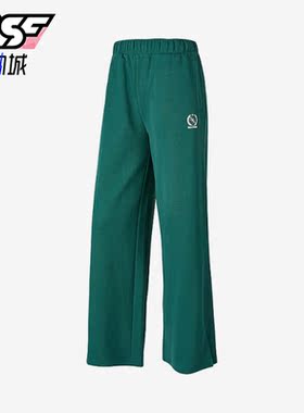 Skechers/斯凯奇正品新款女子针织直筒宽松休闲长裤P423W052-02A2