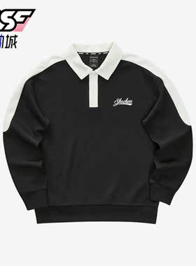 Skechers/斯凯奇正品新款男女同款运动休闲时尚翻领卫衣 L323U079