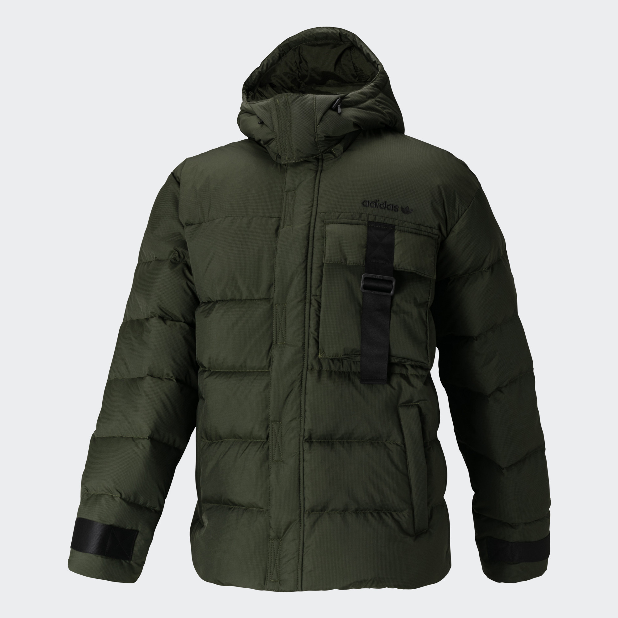 Adidas阿迪达斯正品三叶草羽绒服男子2019冬季运动夹克外套GD5612