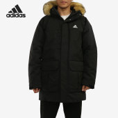 新款 2021秋季 男子连帽保暖羽绒服H20761 阿迪达斯正品 Adidas