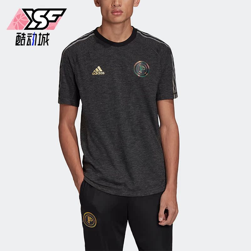 阿迪达斯正品男足球运动短袖T恤