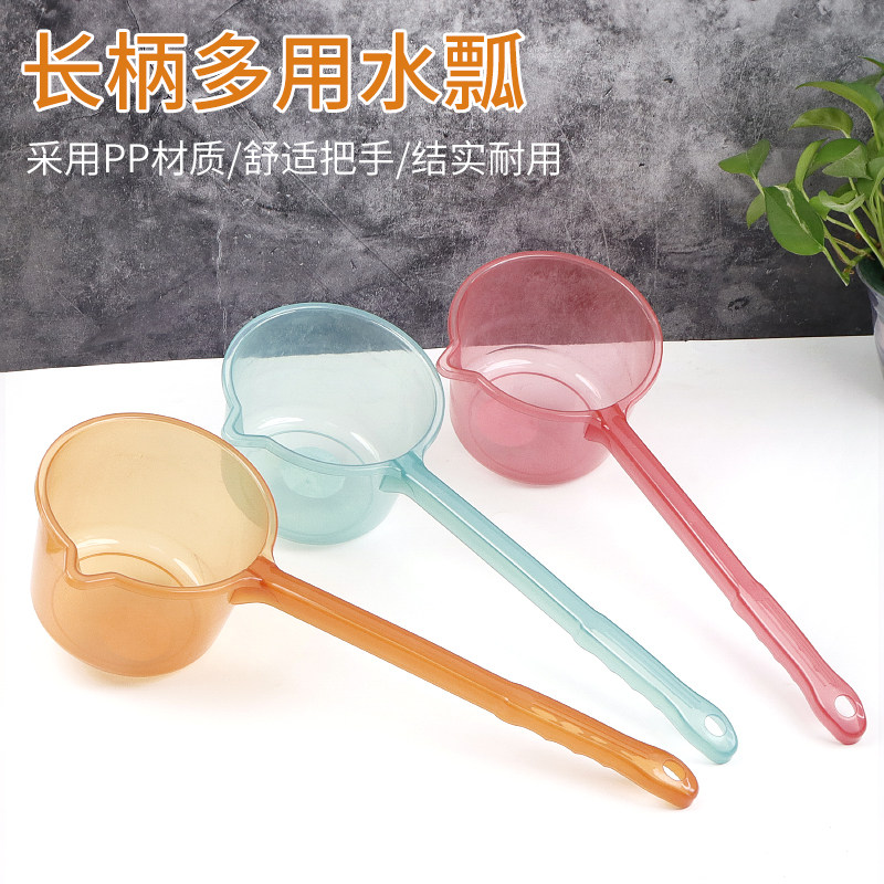 长柄塑料水舀浇花浇菜水舀子加厚图片