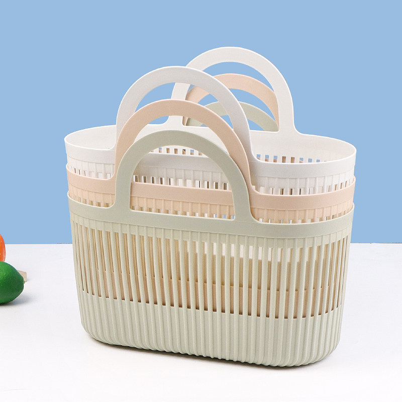 手提篮软沐浴篮浴室浴筐镂空