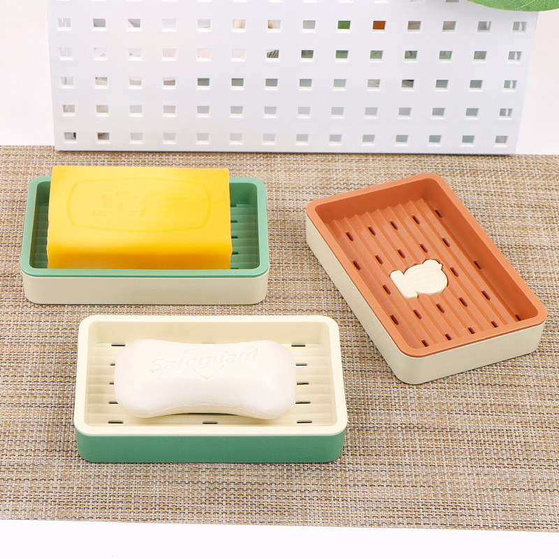 肥皂盒沥水架家用卫生间浴室香皂大容量置物架台面双层皂盒不积水,家庭/个人清洁工具,皂盒,淘宝优惠券,粉丝福利购,淘宝优惠卷