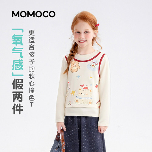 MOMOCO/玛米玛卡春季甜美百搭T恤 78580235011
