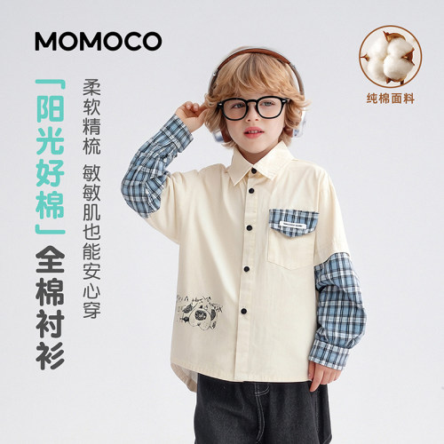 MOMOCO/玛米玛卡春季潮流休闲衬衫 78130234007