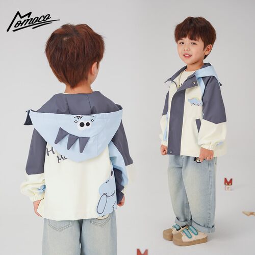 MOMOCO/玛米玛卡春季童趣拼接外套78130138011