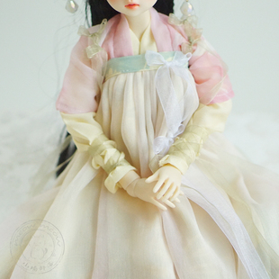 BJD娃衣bjd古风古装汉服 6分4分3分 叔 ob11材料包 交领齐腰男女