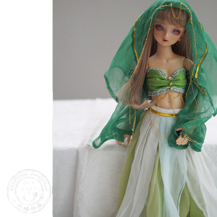 68包邮原创BJD娃衣材料包3分ob24小布古风diy视频教程异域仙女4分