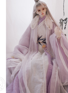 原创BJD娃衣材料包仙侠古风兵人34分68特体龙魂soom叔id75ob270td