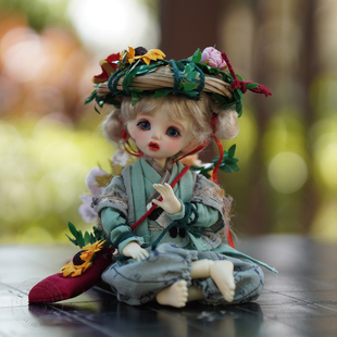 成品BJD娃衣古风小6分ob24女男小布4分特体汉服兵人新品仙侠熊猫