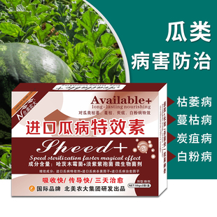 瓜病特效素杀菌剂甜瓜西瓜防治药蔓枯病炭疽病白粉枯萎黄萎病正品