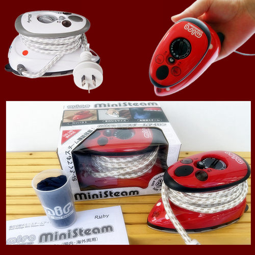 MIRE 新一代大功率迷你干湿二用蒸汽小电熨斗 家用旅行 拼布手工