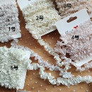 梦幻花絮高级感定制皱褶木耳花边柔软1.5娃衣裙边洋伞肠圈卡砖DIY