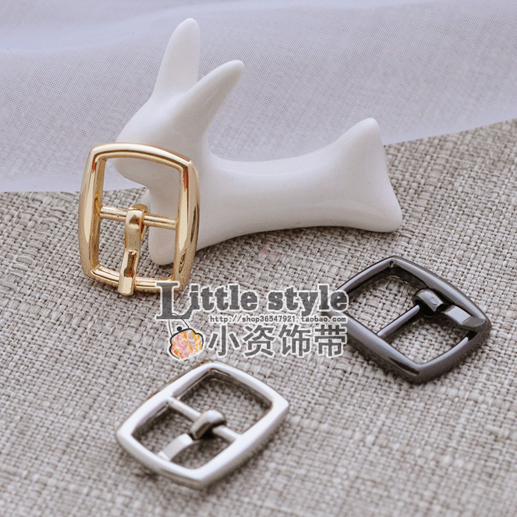 新品 4分方角立体针扣 1.2cm带宽合适日字皮带扣DIY包带环扣配件Z