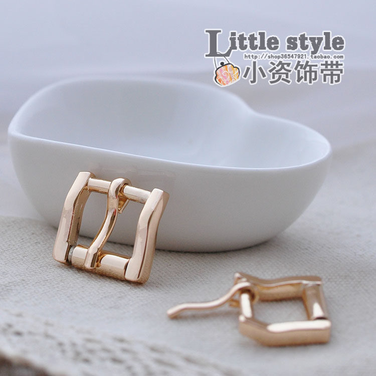 新品 5分活动弯针扣 1.5cm带宽合适DIY包带皮带环扣别扣配件Z