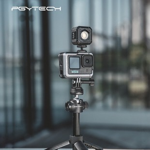 9兔笼闪光灯麦克风拓展配件蒲公英摄影配件 PGYTECH适用gopro12兔笼金属保护框运动相机配件gopro11