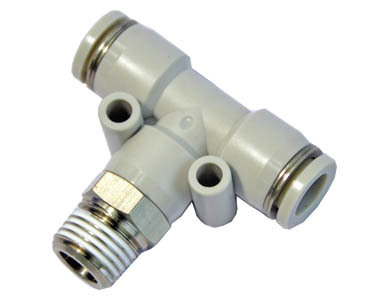 全新原装亚德客T型正螺纹三通