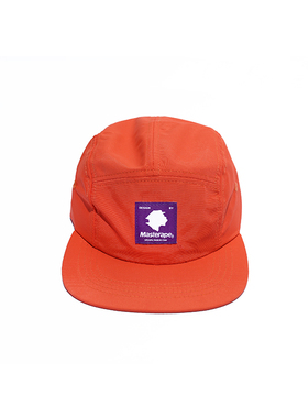 Masterape改良版可调节经典户外街头嘻哈五片帽棒球帽紫标黑橙色