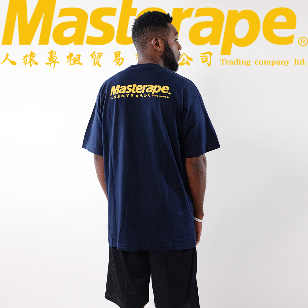 Masterape18ss人猿鼻祖公司夏季新款街头T恤短袖情侣装包邮四色入
