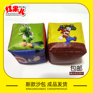 新款沙包幼儿园儿童学生传统玩具投掷防水印制耐脏耐摔卡通豆袋