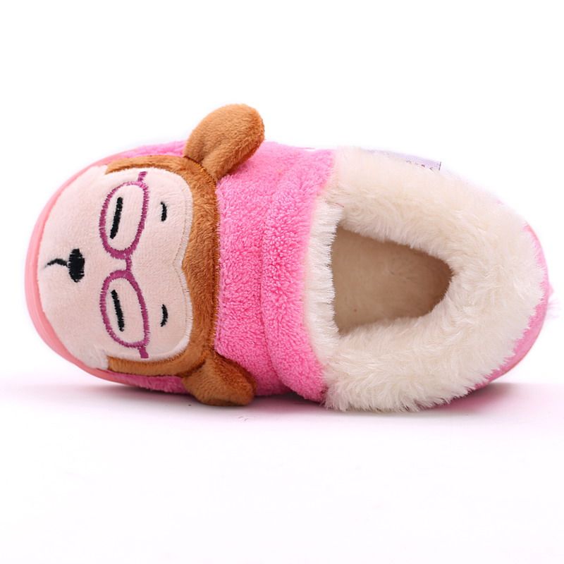 Pantoufles enfants en suède pour hiver - semelle tendon - Ref 986197 Image 3