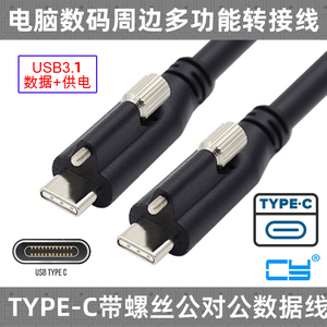 cy双螺丝面板USBtype-c数据线