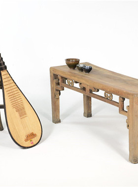 上海清代榉木春凳中式旧家具茶室