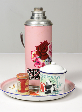 热水瓶暖水壶保温瓶烟盒茶缸怀旧