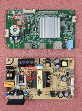 优派VX2771-4K-HD驱动板 JRY-F9DUHD-AV1 SLE060-XXX-E01 电源板