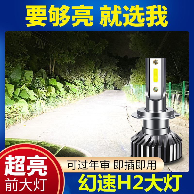 潮都之汇远近光超亮白光LED大灯