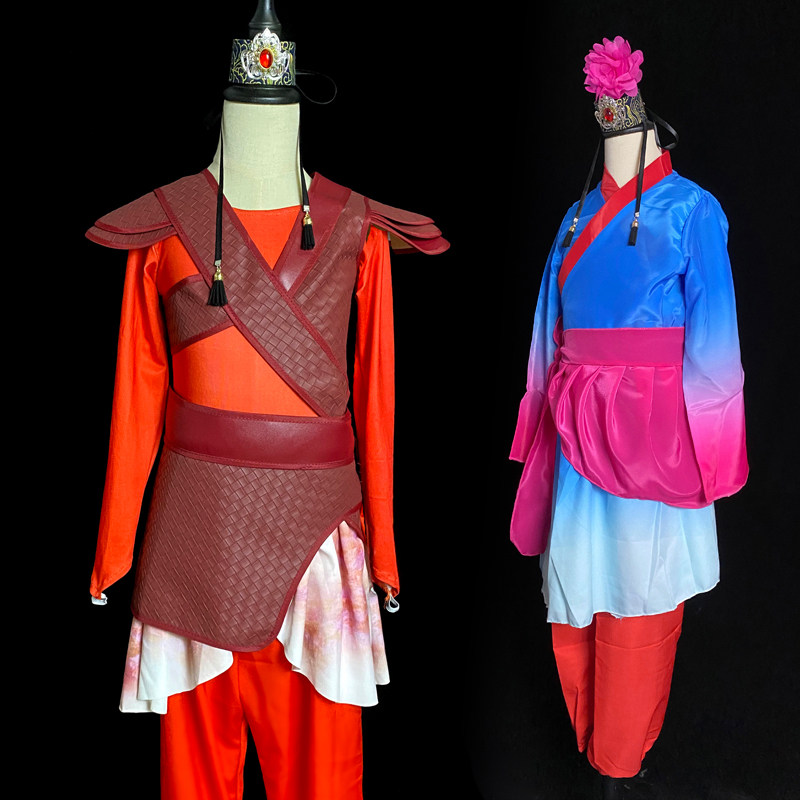 小学生花木兰演出服装