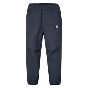 儿童软壳裤加绒男童冲锋裤女童一体绒防风防水裤滑雪裤户外登山裤