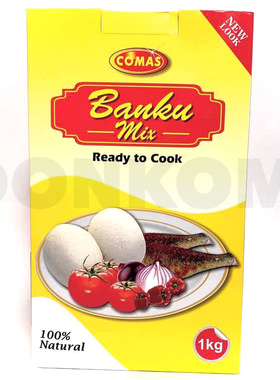 DONKOMI banku mix, Ghana banku, kenkey, neat banku, fufu 1kg