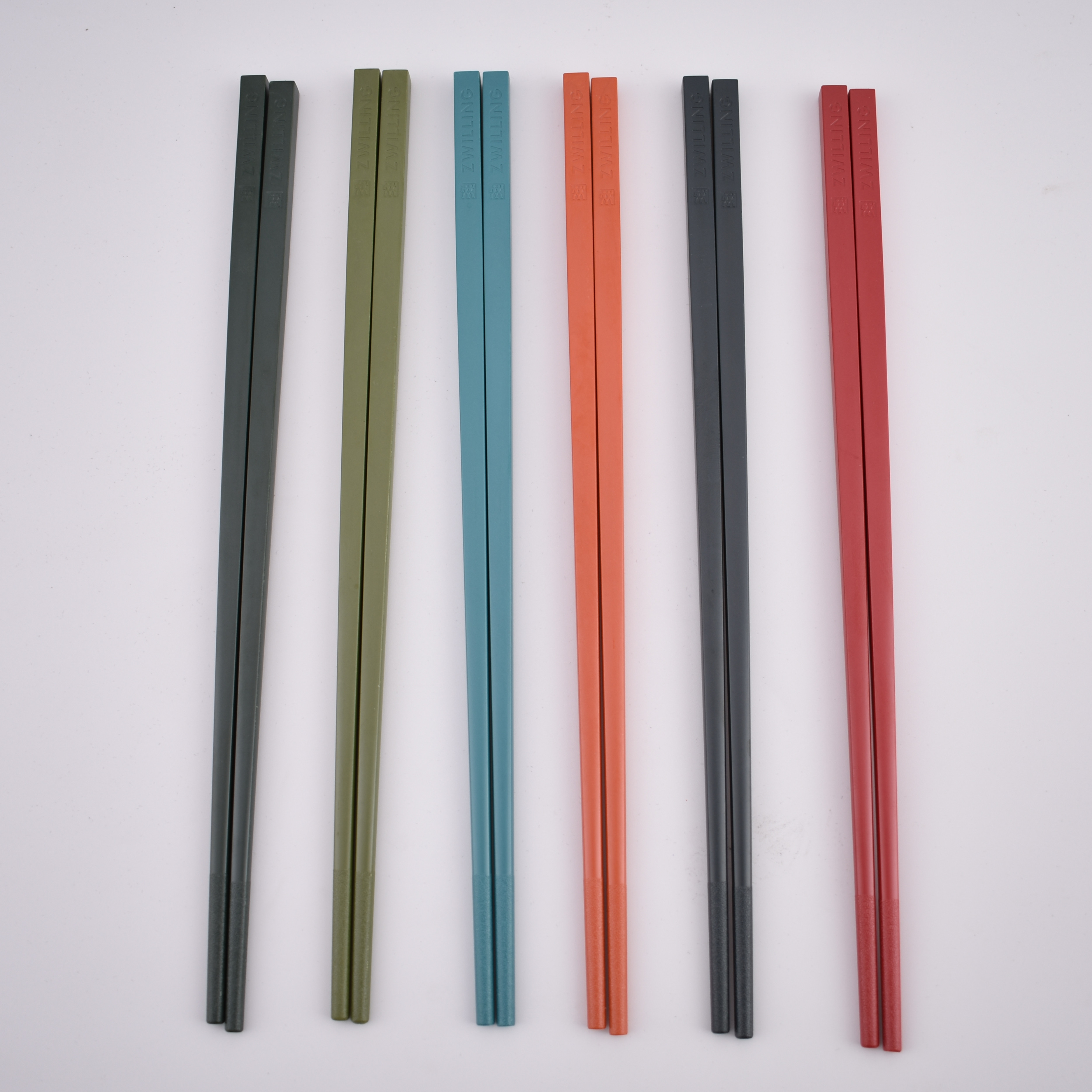 雙立人筷子6雙彩色一人專用家用