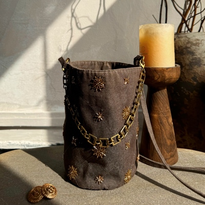 2025春季新款牛仔刺绣单肩包